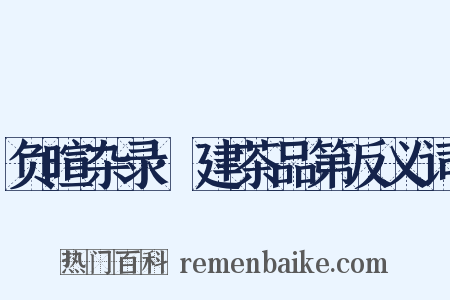 负暄杂录·建茶品第反义词是什么意思的图片